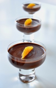  An image of 3 Chocolate orange mousse desserts