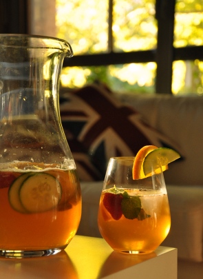 An image of Pimms No.1 and Lemonade