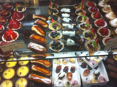 An image of petit fours at La Banette