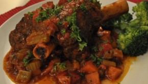 Humble crumble's tomato spiced lamb shanks