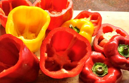 An image of mixed capsicums