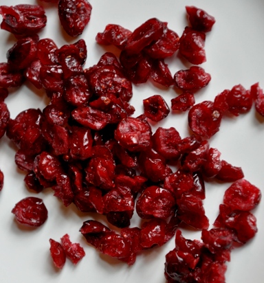 An image of dried cranberries