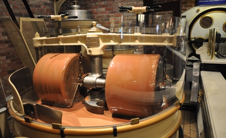 Vintage Ghirardelli machinery