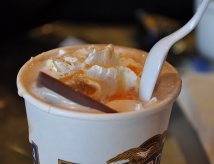 An image of Ghirardelli Salt Caramel hot chocolate