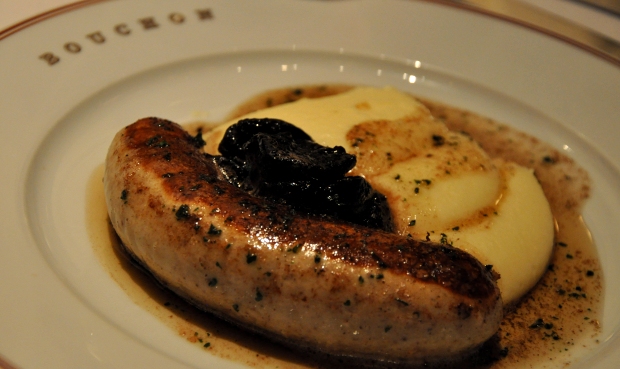 An image of boudin blanc at Bouchon