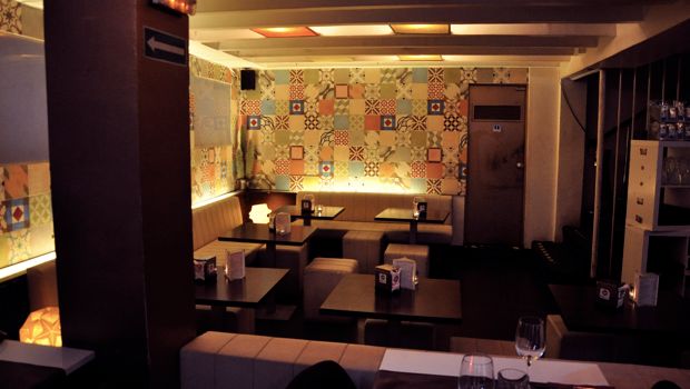 An image of the decor at Magnolia restaurant, Barcelona