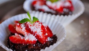 Choc mousse cup cake