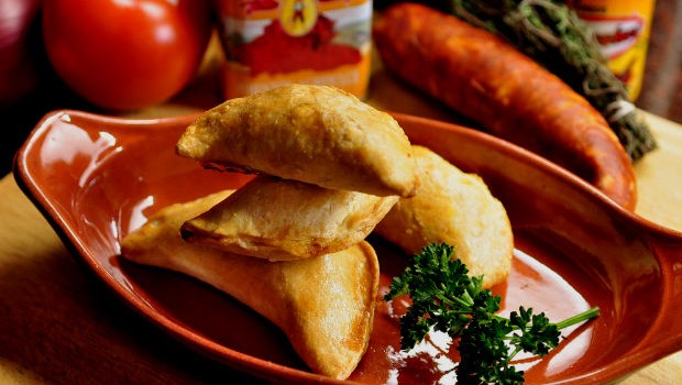 Chorizo empanadas in a bowl