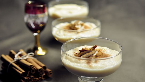 Moroccan almond cream pudding