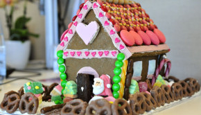 The Christmas gingerbread house