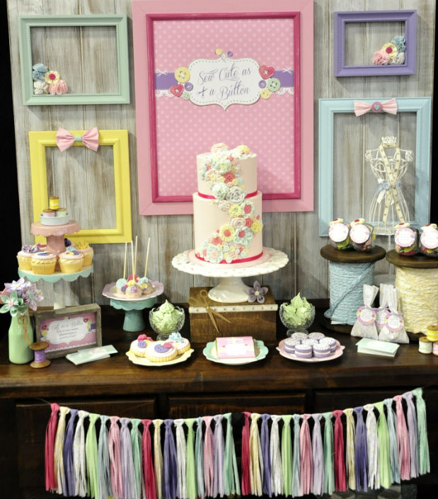Dessert table showcase at Cake Bake and Sweets 2014