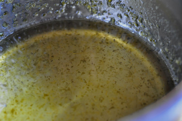 Lime syrup for coconut cake