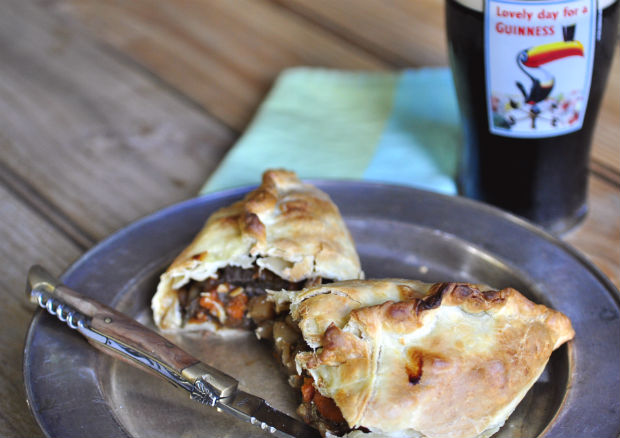 St Patricks pasties with Guinness