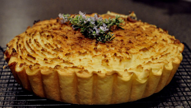 Smoked fish pie with potato top