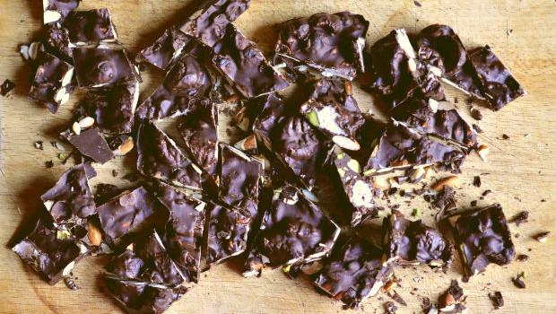 The best tasting rocky road on a chopping board
