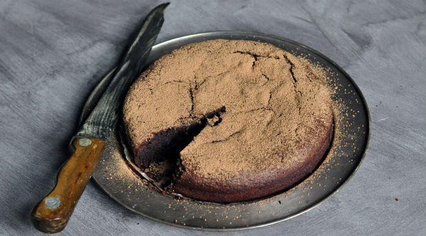 Gluten free dark chocolate cake