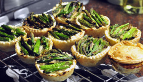 chicken and asparagus pies